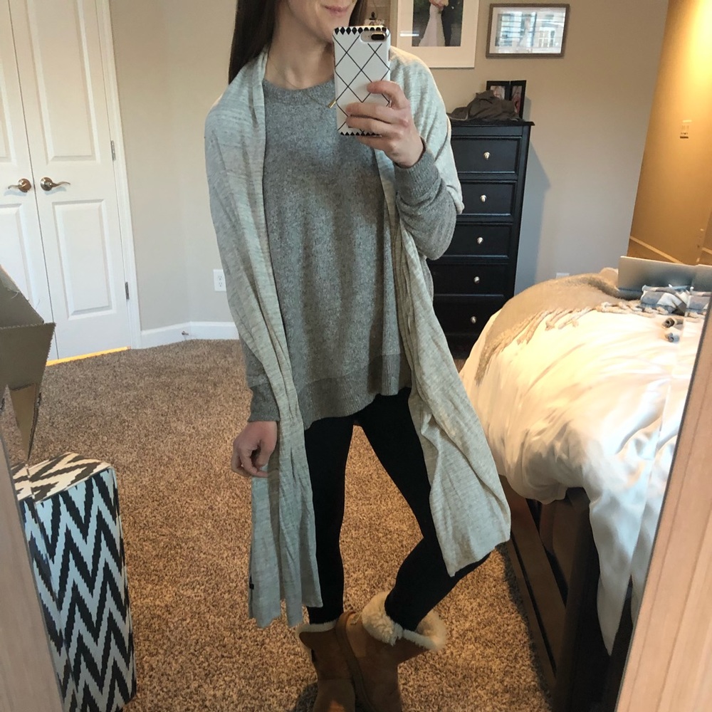 Grey Cotton Scarf